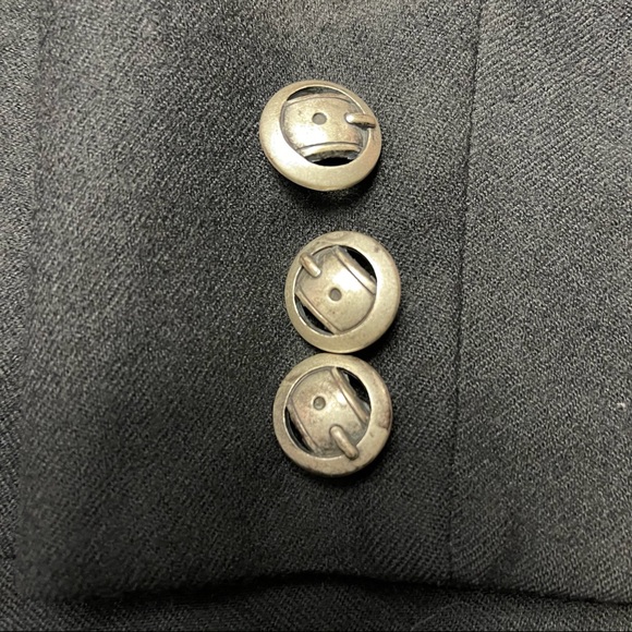Gucci Vintage 70s Patch Pocket Black Wool Blazer - Picture 3 of 6